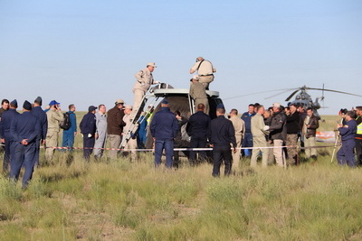 Soyuz spacecraft landing tour, Kazakhstan 2018